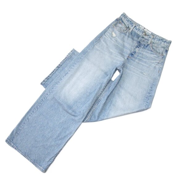 NWT rag & bone Miramar Sofie Ankle in Meadow Wide Leg Faux Jean Printed Pants 26 - Picture 1 of 9